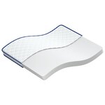 vidaXL Matelas en mousse à mémoire de forme blanc 140x190x17 cm doux