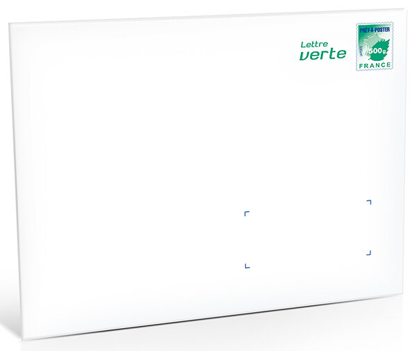 Prêt-à-Poster 500g - Lettre Verte - Unité