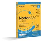 NORTON 360 Deluxe 25 Go FR 1 Utilisateur 3 Appareils - 12 Mo STD RET ENR MM