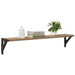 vidaXL Étagères Murales 2 Pièces Chêne artisanal 80 x 15 x 15 5 cm