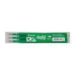Set de 3 Recharges pour Roller FriXion Ball et Clicker Pointe Moyenne Vert PILOT