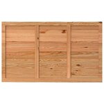 vidaXL Dessus de table marron clair bois chêne massif rectangulaire