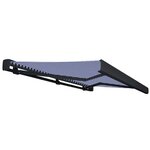 vidaXL Store à cassette motorisé 400x300 cm Bleu et blanc