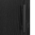 vidaXL Buffet Chêne noir 69 5 x 34 x 90 cm Bois d'ingénierie