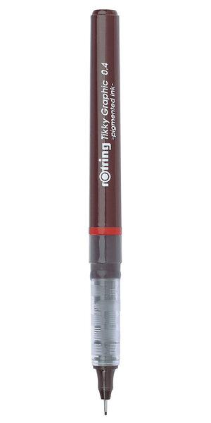 Rotring tikky graphic feutre fin 0 40 mm  noir