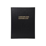 Reliure Registre 32x25cm 4 anneaux Assemblées Générales EXACOMPTA