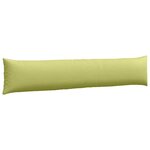 vidaXL Coussins de canapé 2 Pièces Vert clair 200 x 40 cm tissu