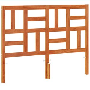 vidaXL Tête de lit cire marron 150 cm bois massif de pin