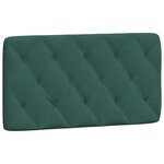 vidaXL Cadre de lit sans matelas vert foncé 100x200 cm velours