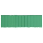 vidaXL Coussin de chaise longue vert 200x70x3 cm tissu oxford