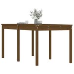 vidaXL Table de jardin marron miel 159 5x82 5x76 cm bois massif de pin