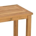vidaXL Table console Marron 110 x 40 x 75 cm Bois de teck massif