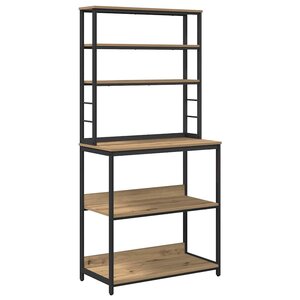 vidaXL Étagère de cuisine Chêne artisanal 80 x 40 x 168 cm