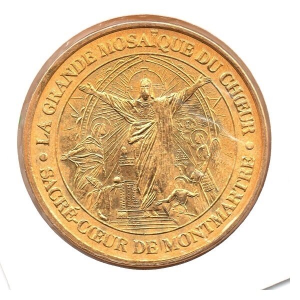 Mini médaille monnaie de paris 2009 - la grande mosaïque du chœur