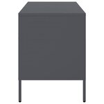vidaXL Meubles TV 2 Pièces anthracite 68x39x50 5 cm acier