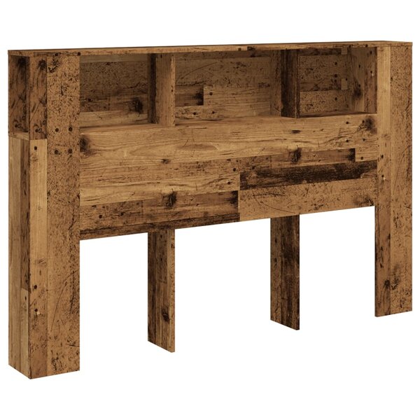 vidaXL Armoire de tête de lit vieux bois 160x18 5x103 5 cm