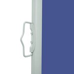 vidaXL Auvent latéral rétractable de patio 140x500 cm Bleu