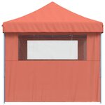 vidaXL Tente de fête Terre cuite 292 x 440 x 315 cm Tissu Oxford