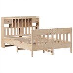 vidaXL Cadre de lit sans matelas 150x200 cm bois de pin massif