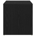 vidaXL Table d'appoint Chêne noir 59 x 36 x 38 cm Bois d'ingénierie