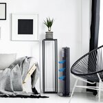 Ventilateur colonne noir avec minuterie 75 cm 50 W Bestron AFT760Z