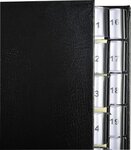 Trieur numérique 31 compartiments noir, couverture rigide plastifiée, onglets en pl... EXACOMPTA