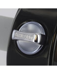 THIRARD - Verrou à bouton Design 5 pour porte d'entrée  cylindre 50mm  acier  3 clés  noir