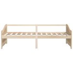 vidaXL Lit de repos 3 places Bois de pin massif 90x200 cm