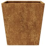 vidaXL Jardinières 2 Pièces 40x40x40 cm acier corten
