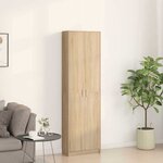 vidaXL Armoire Chêne sonoma 55 x 25 x 189 cm Bois d'ingénierie