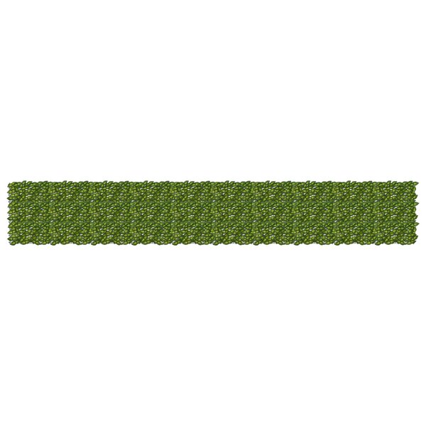vidaXL Écran de balcon avec feuilles Vert et jaune 500 x 75 cm