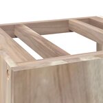 vidaXL Armoire murale de salle de bain 41x38x40 cm Bois de teck solide