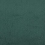 vidaXL Sommier à lattes de lit et matelas vert foncé 120x210cm velours