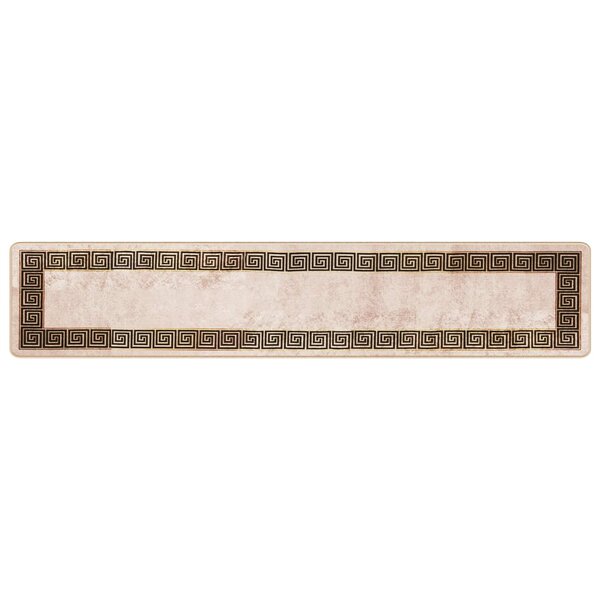 vidaXL Coureur de Tapis MARSA Noir 50 x 250 cm Polyester et PVC