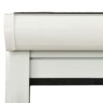 vidaXL Moustiquaire à rouleau pour fenêtres Blanc 150x170 cm