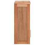 vidaXL Armoire murale de salle de bain 42x23x60cm Bois massif de noyer