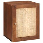 vidaXL Cabinet de salle de bain avec étagère Marron 38 x 33.5 x 48 cm