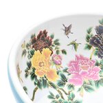 vidaXL Vasque à poser multicolore rond Φ41x14 cm céramique