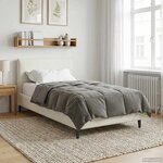 vidaXL Duvet d'hiver 135 x 200 cm Hiver Microfibre (100  polyester)