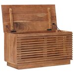 vidaXL Boîte de rangement Naturel 85 x 40 x 46 cm