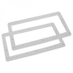 Lot de 2 joints grande meurtrière pour skimmer de piscine - Blanc