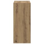 vidaXL Bibliothèque chêne artisanal 68 5x32x75 cm bois d'ingénierie