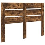 vidaXL Tête de lit Chêne fumé 150 cm Bois d'ingénierie