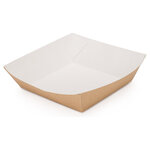 Lot de 500: Barquette carton snacking 35 cl