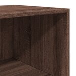 vidaXL Buffet haut chêne marron 45x41x185 cm bois d'ingénierie