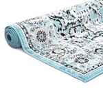 Vidaxl tapis bleu clair 80x150 cm pp