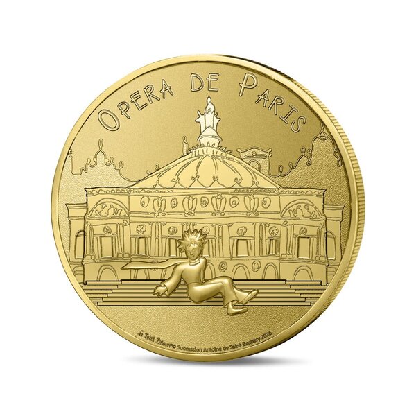 Le Petit Prince Mini-médaille Opéra de Paris - Palais Garnier