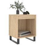 vidaXL Tables de chevet 2 Pièces chêne sonoma 40x35x50 cm bois ingénierie