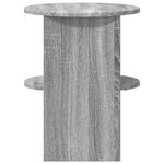 vidaXL Meuble d'appoint Gris Sonoma Ø40 x 50 cm Bois d’ingénierie