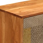 vidaXL Buffet 80x30x75 cm Bois d'acacia massif